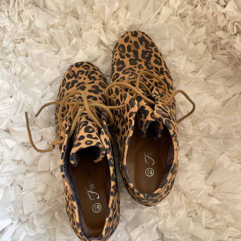 Leopard platform bootie - Picture 4 of 4